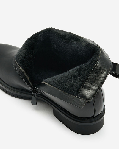 Royalfashion Черные женские сапоги Moretix