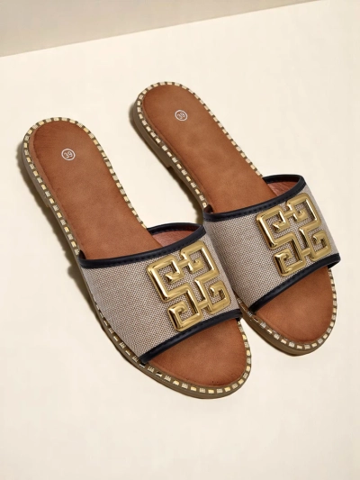 Royalfashion Женские тапочки на плоской подошве Rorole