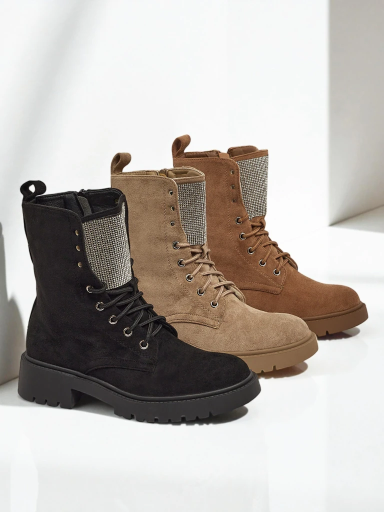 Eko zomšiniai moteriški aulinukai suvarstomi Ferlyne