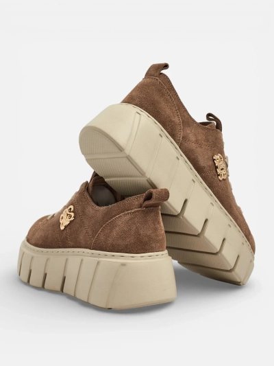 Sportiniai moteriški sportbačiai iš natūralios odos Renos