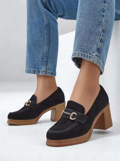 Royalfashion Женские лоферы на устойчивом каблуке Apareus
