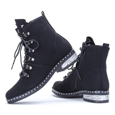 Czarne workery Shelby - Obuwie