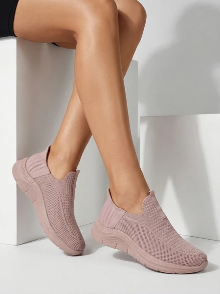 Apollo Rosa Sneakers – Pink Slip-Ons for Ladies