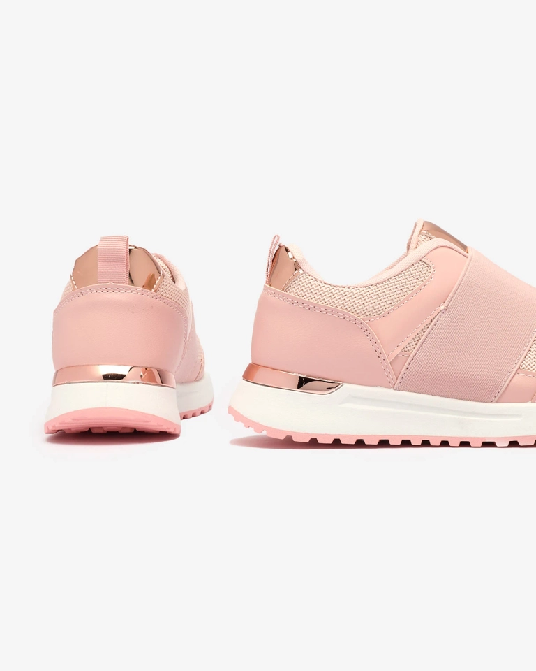 Женские спортивные туфли-слипы розового цвета Wecale- Footwear