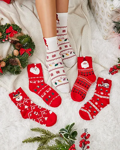 Karališkoji mada Moteriškos ilgos atostogų kojinės 5/vnt