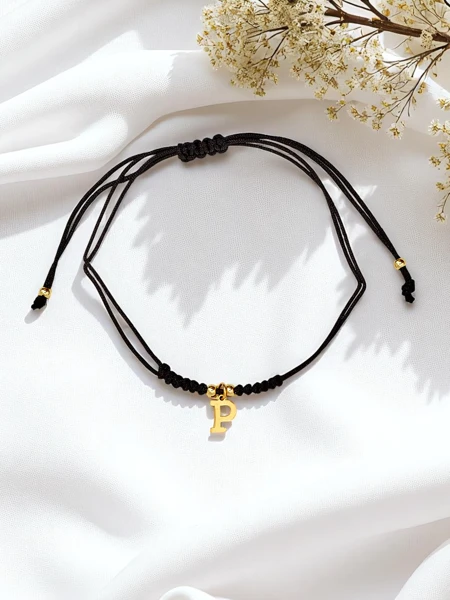 Moteriška apyrankė su raide P Petit Charm