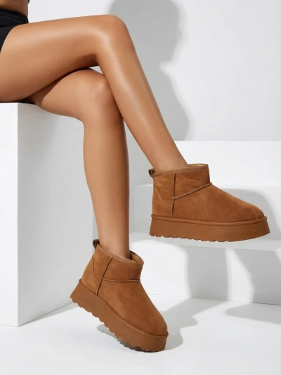 Royalfashion trumpas bateliai, primenantys moteriškus sniego batus Fortesse