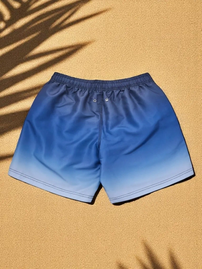 Royalfashion Drippy sportowe shorty ombre z siatką ochronną