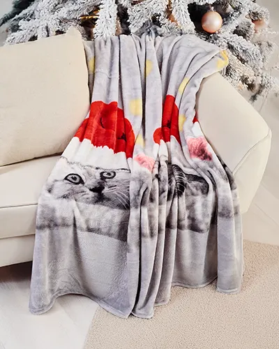 Karališkosios madų Kalėdų antklodė 200x220