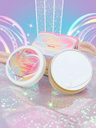 Глиттер-гель для украшения лица, золотой цвет