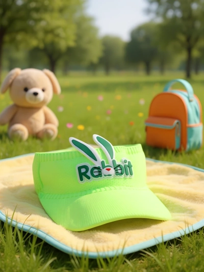 Royalfashion Детский козырек от солнца с ушками кролика