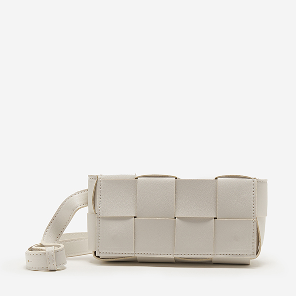 Moteriškas baltas inkstų krepšys - Priedai