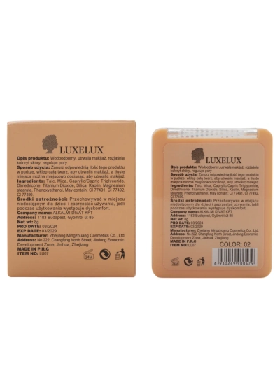 Luxelux Пудра компактная 02 8г