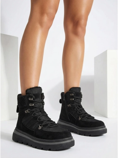 Moteriški aulinukai „Aurora“ juodi odiniai elegantiški rudeniui