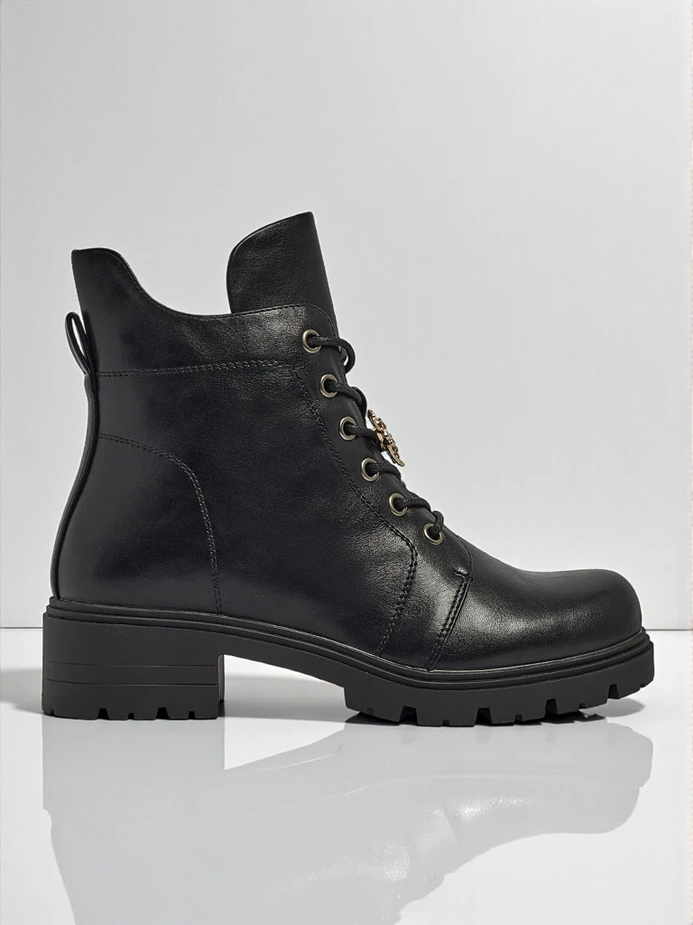 Женские ботинки Veltih из экокожи на шнуровке