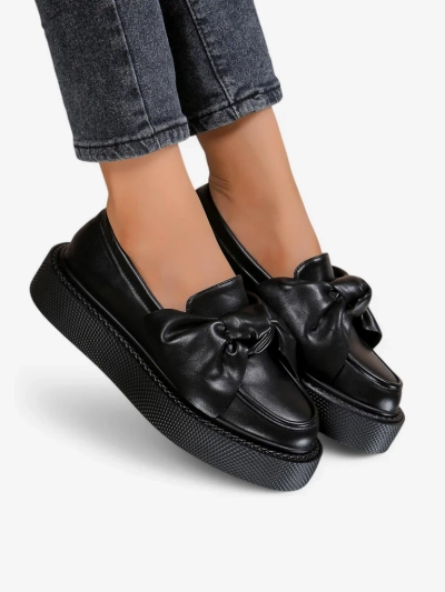 Royalfashion Elegantiški moterų mokasinai su kaspinu Ortto