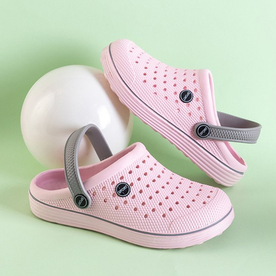 Rožinės vaikiškos šlepetės Feia - Avalynė