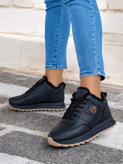 Royalfashion Утепленные женские кроссовки с мехом Casot