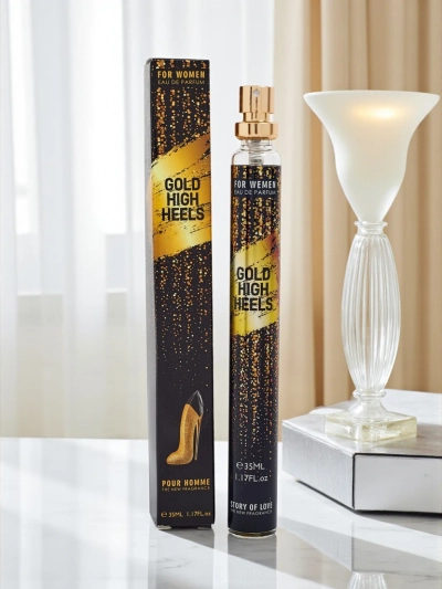 Įkvėptas moteriškas parfumuotas vanduo Gold High Heels