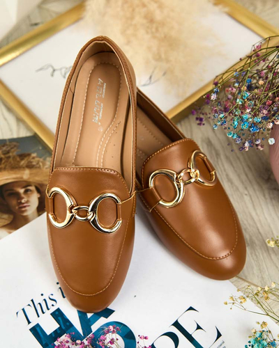 Royalfashion Mokasinai su papuošimu ant nosies Abermes