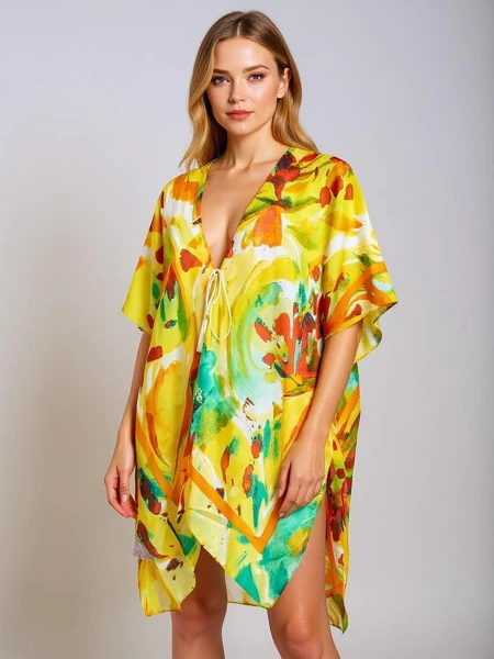 Royalfashion Парео — Женская летняя пляжная туника с узорчатым дизайном Wild Coast