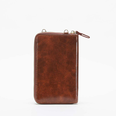 Moteriška ruda lakuota mini piniginė-piniginė - Priedai