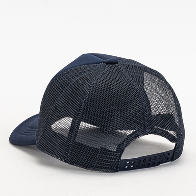 Темно-синяя бейсболка унисекс