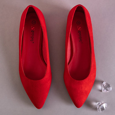 Красные женские туфли Naliza