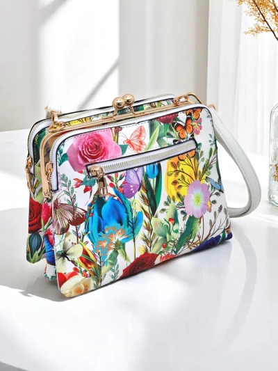 Royalfashion Floral небольшая женская сумка из экокожи