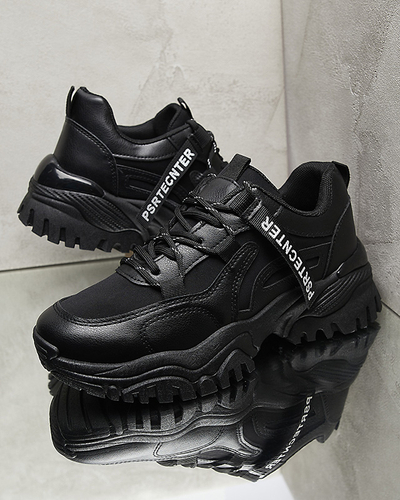 Черные женские спортивные кроссовки Evilpo- Footwear