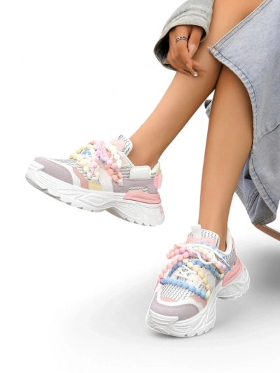 Royalfashion Moteriški sportiniai sneakersai storesniu padu Loness