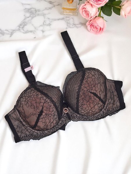 Royalfashion Moteriška push-up liemenėlė su nėriniais Coco Lift