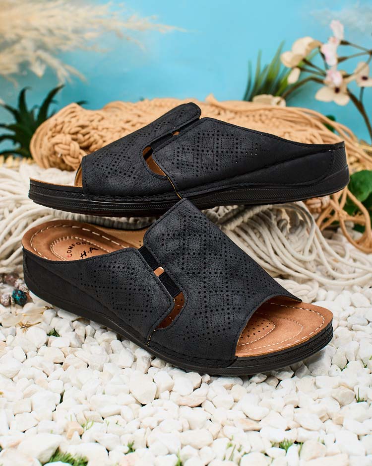 Royalfashion Женские шлепанцы на плоской подошве Mino