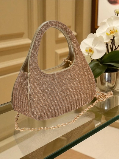 Royalfashion Kopertowa torebka damska z cyrkoniami Myra Quill