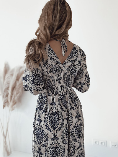Royalfashion Raštuotas moteriškas kombinezonas