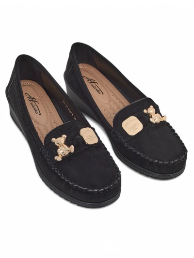 Royalfashion moteriški loaferiai su žemu pakulniu Mollan
