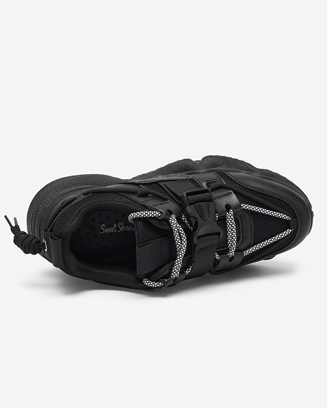 Juodi moteriški sportiniai batai sportbačiai Electri - Avalynė