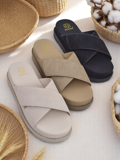 Royalfashion Женские босоножки на плоской подошве Evre