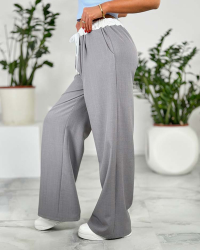 Royalfashion Moteriškos plačios kelnės
