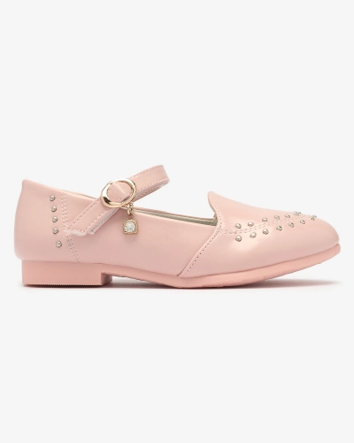 Розовые туфли для девочек со стразами Praja- Footwear