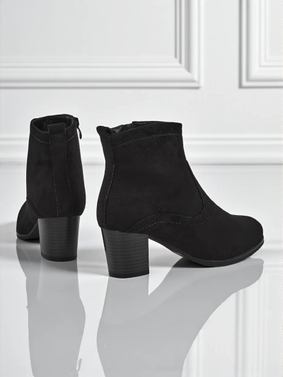 Crimson Echo Suede Booties