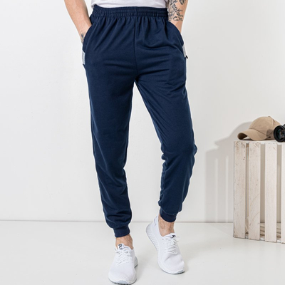 Темно-синие женские спортивные штаны