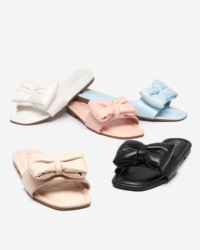 Smėlio spalvos moteriškos šlepetės su Macline lankeliu - Batai