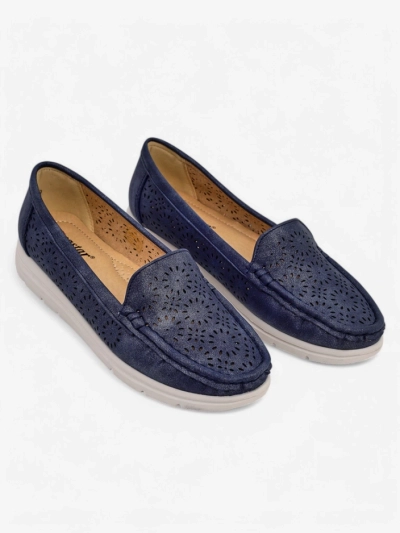 Royalfashion Женские перфорированные мокасины Besset