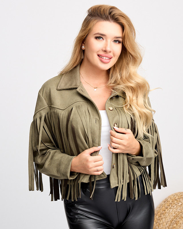 Moteriška dviratininko striukė su kutais – apranga