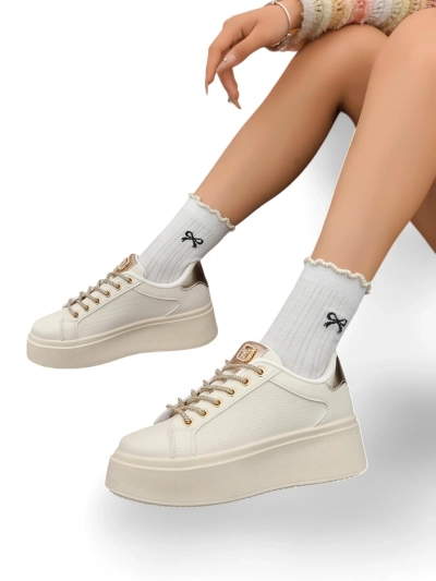 Royalfashion Moteriški sportiniai batai su dekoratyvinėmis raištelėmis Eone