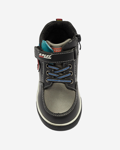 Juodi berniukų batai Wiasio- Avalynė