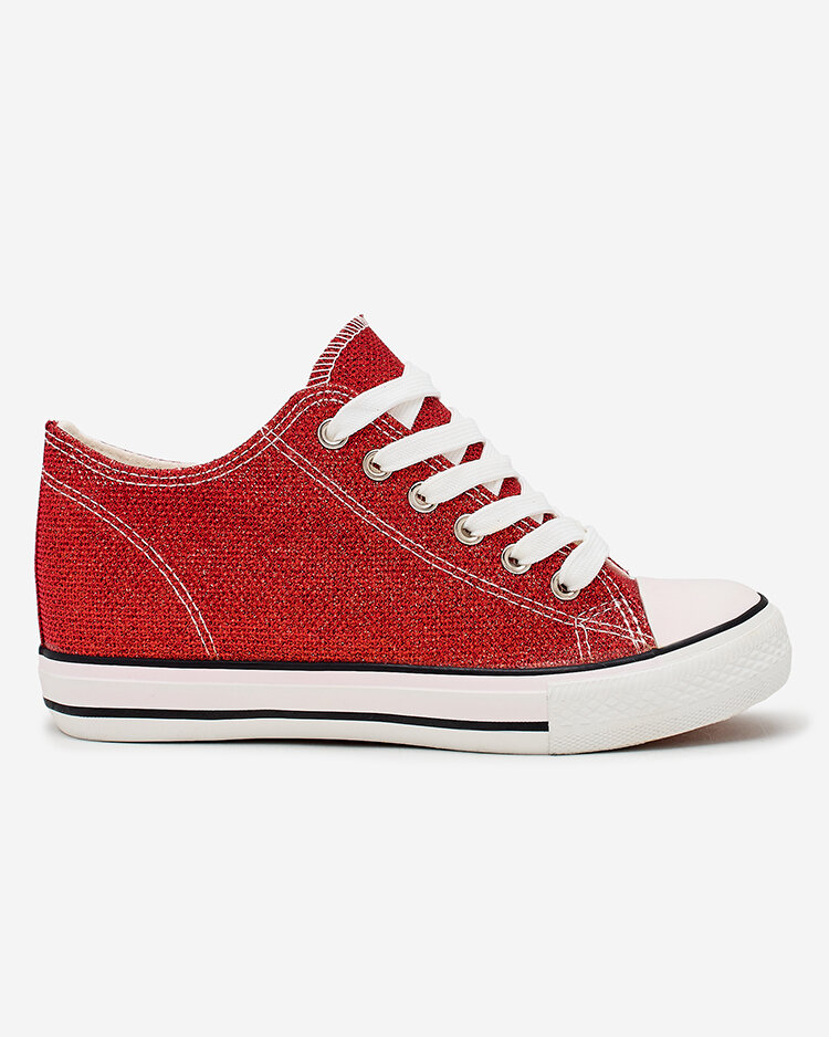 Royalfashion Женские кеды на закрытом якоре с блестящей нитью Segatop