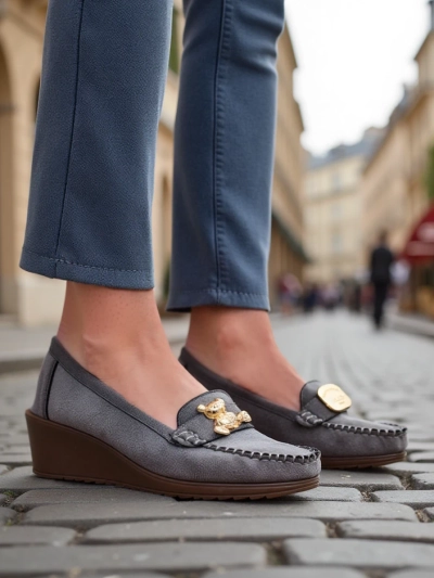 Royalfashion Женские мокасины на низком каблуке Mollan
