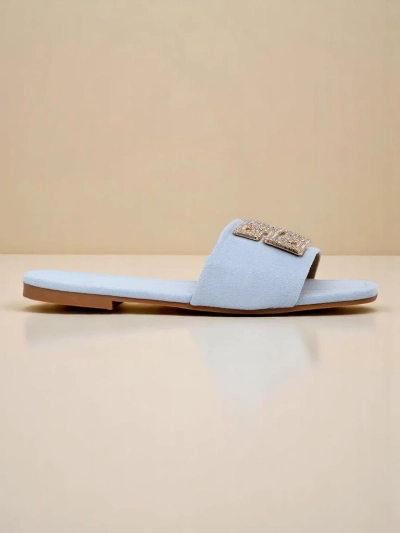 Royalfashion Женские шлепанцы на плоской подошве Zamila